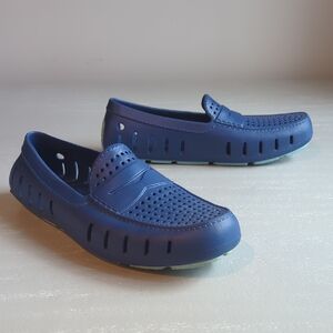 Floaters Country Club Driver Blue Mens size 10 Boat Shoes